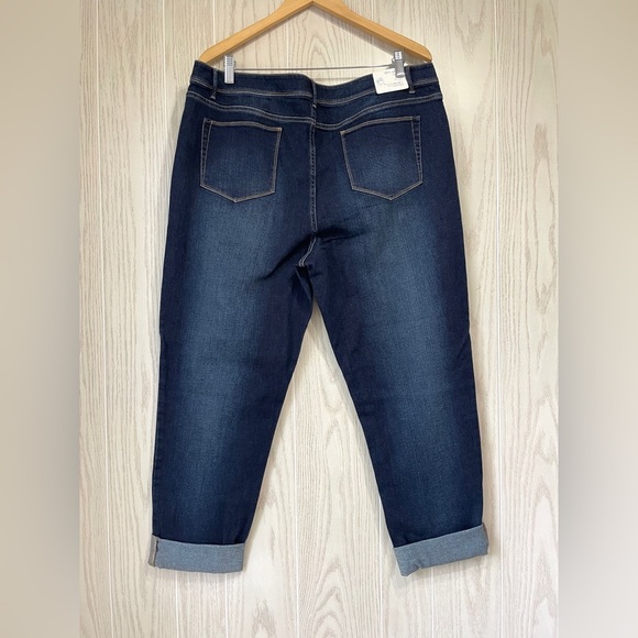 J.Jill Authentic Fit Slim-Ankle Jeans Size 18 Tall Iconic Wash NWT - Picture 5 of 5